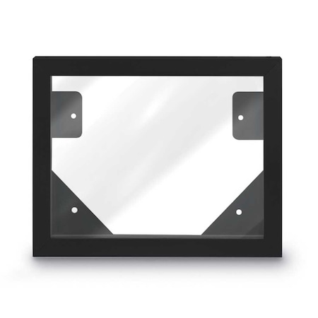 United Visual Products Drop-In Shadowbox, 8-1/2"x11", Cherry/Cork UVSB811-CHERRY-CORK